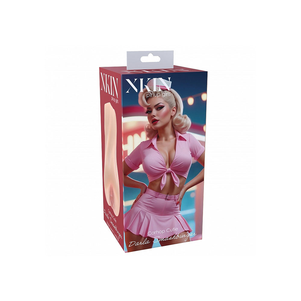 XKIN Pinup Girls Darla Smashburger (Pink) – 12.5 cm Vagina Stroker