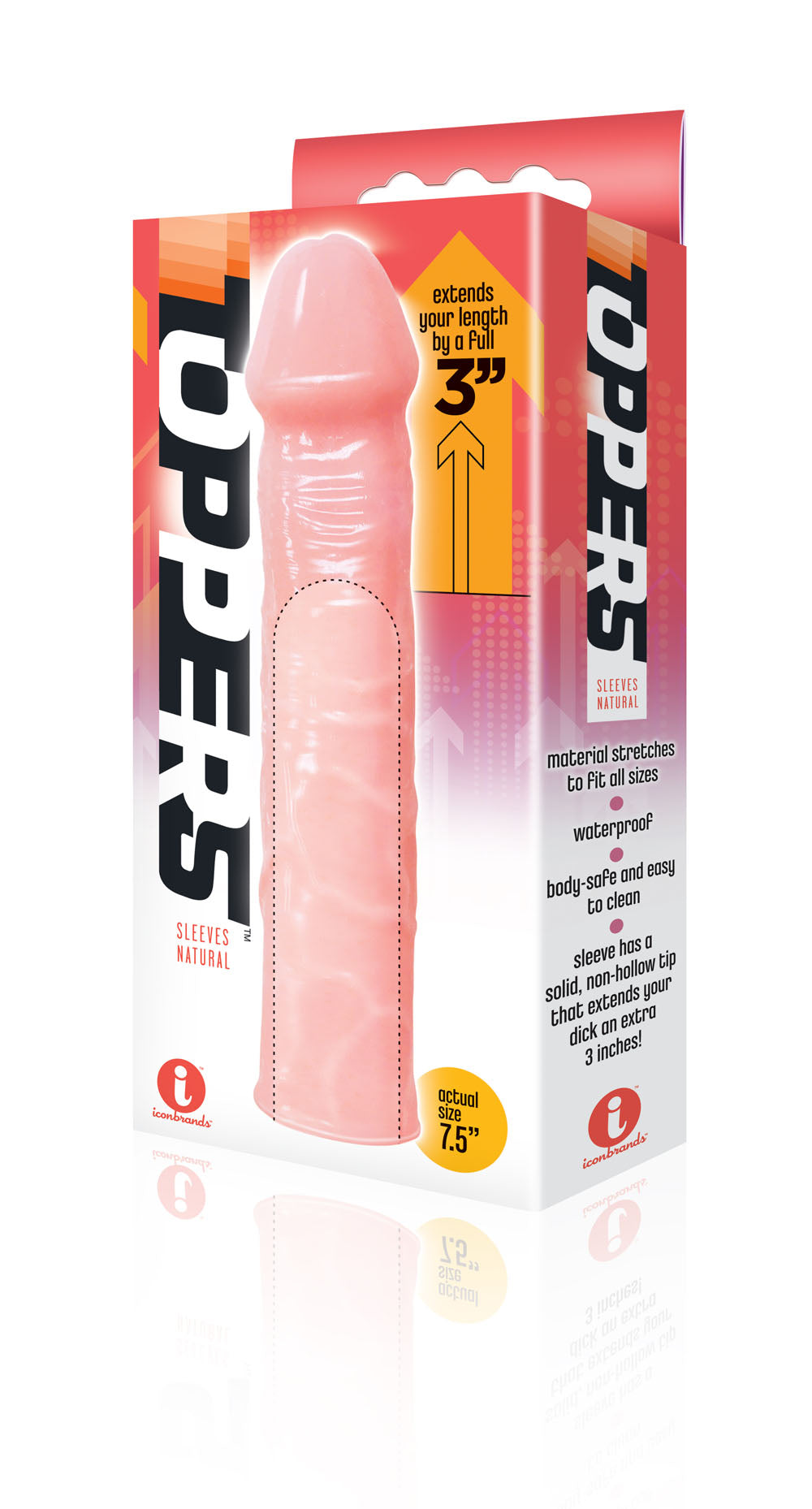 The 9's Toppers – 7.6 cm Penis Extension Sleeve