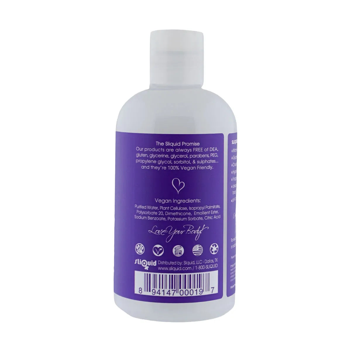 Sliquid Naturals Silk – Hybrid Water-Based Personal Lubricant 8.5 Fl Oz