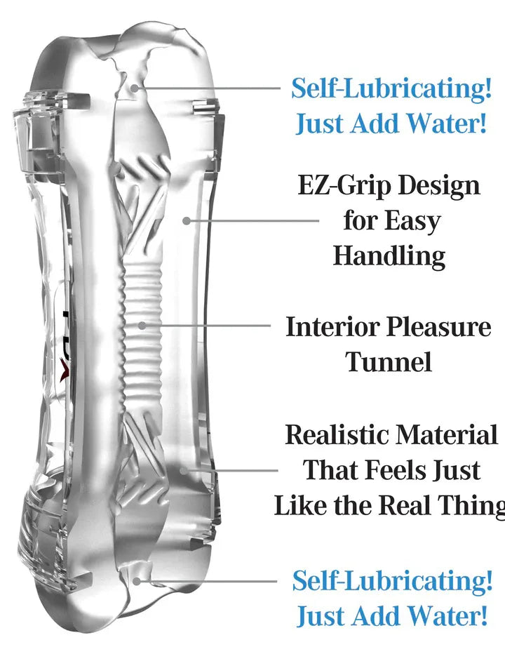 Pdx Extreme Wet Pussies Super Flip – Self-Lubricating Dual-Ended Stroker