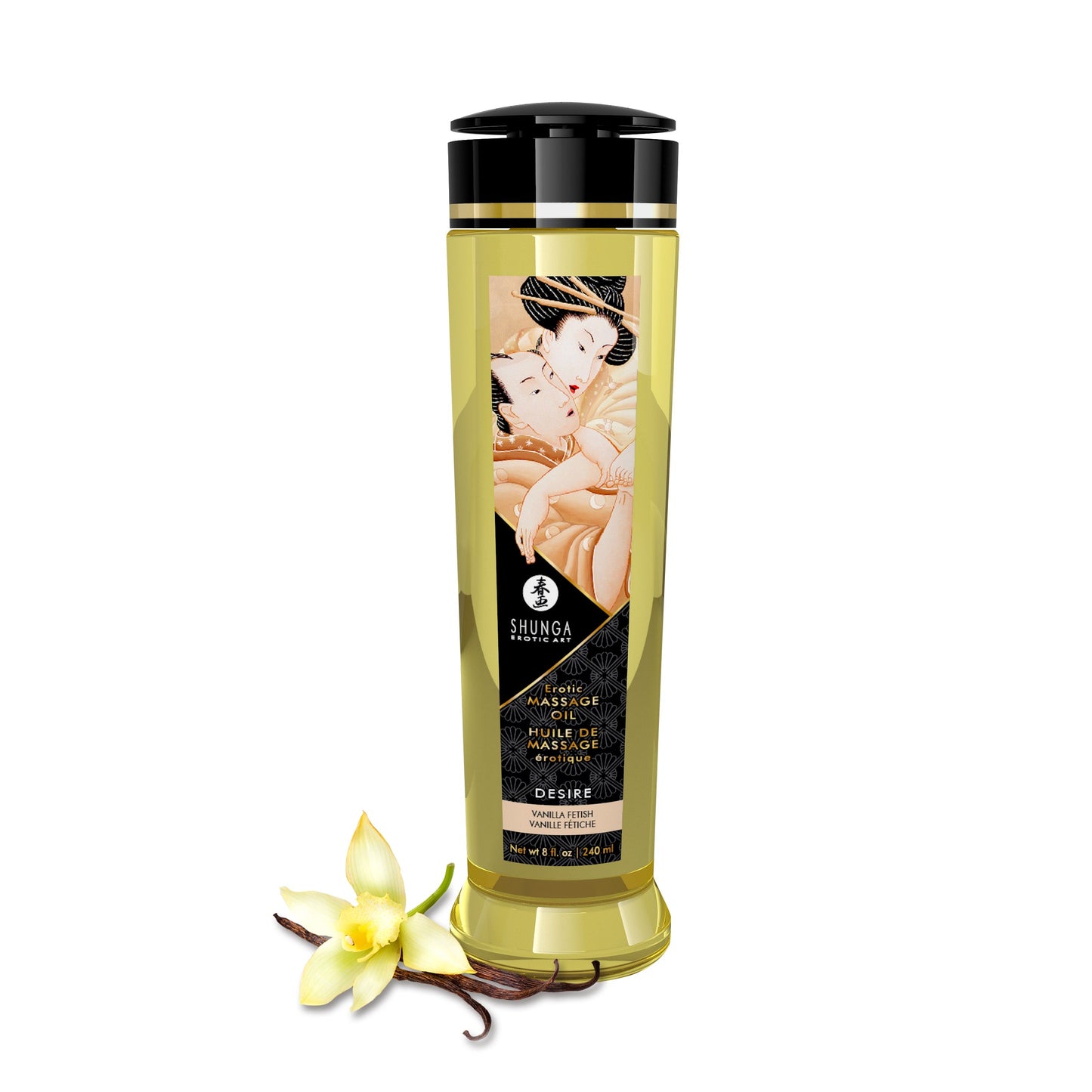Shunga Desire Vanilla (8 Fl Oz) – Natural Massage Oil
