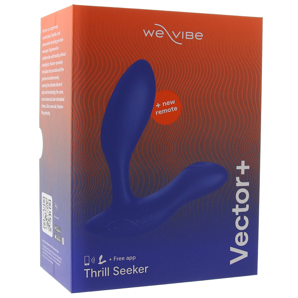 We-Vibe Vector+ Prostate Massager in Royal Blue Anal Sex Toys > Prostate Massagers