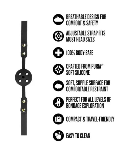 Temptasia Ardor – Breathable Silicone Ball Gag