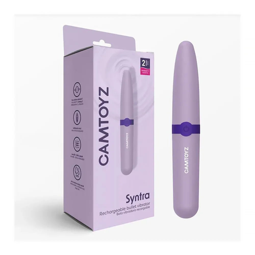 Syntra Camtoyz Rechargeable Bullet Vibrator – 10 Vibration Modes Bullet Vibrator