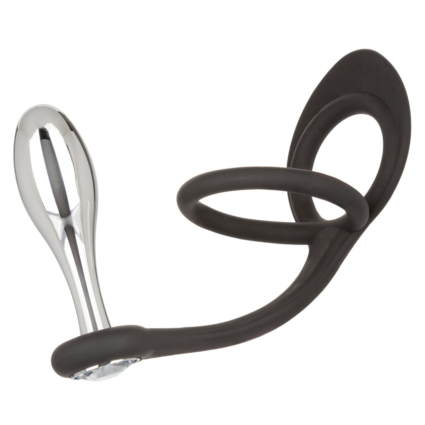 Star Fucker Teardrop Plug And Cockring – Silicone And Metal Dual Enhancer Plug And Cockring