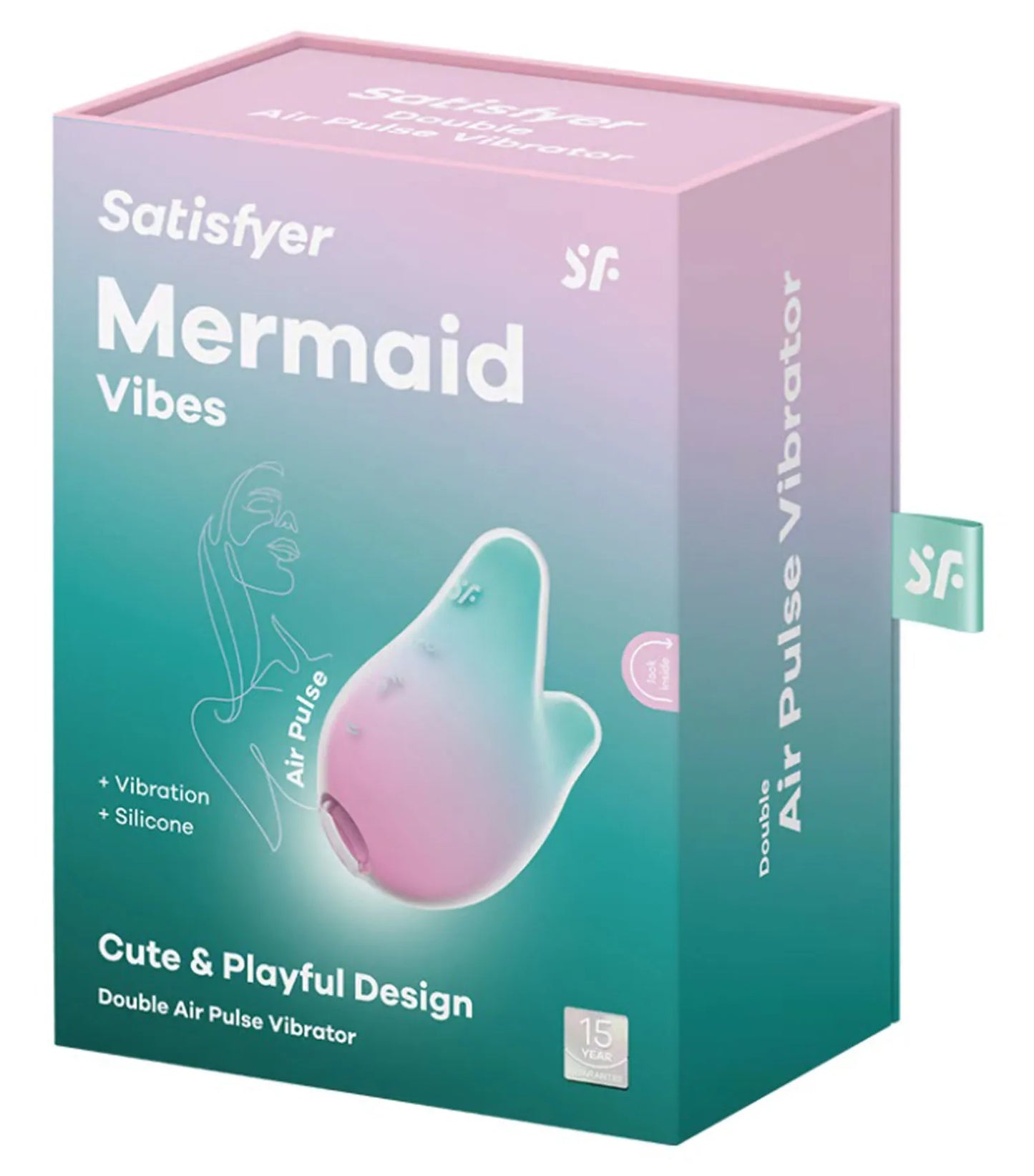 Satisfyer Mermaid Vibes – Waterproof Pressure Wave and Vibrator Device