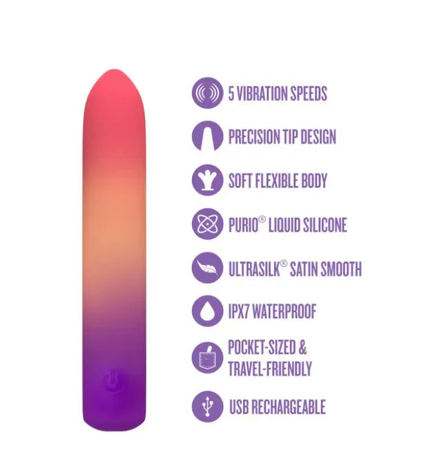 Play With Me Sunset Passion – Bullet Vibrator with 5 Vibration Speeds