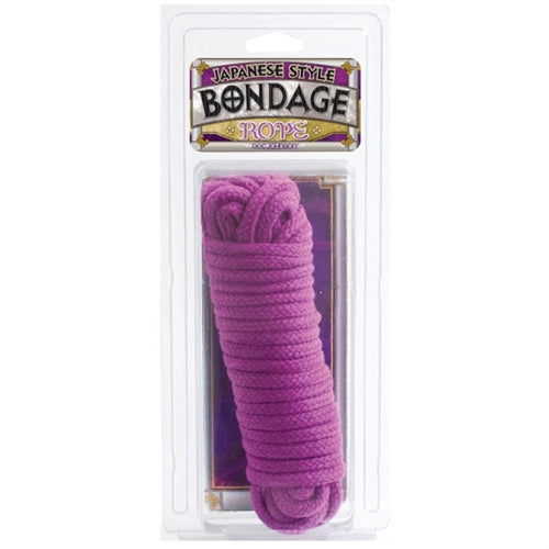 Japanese Style Bondage Rope (Purple) – 32-Foot Soft Cotton Bondage Rope
