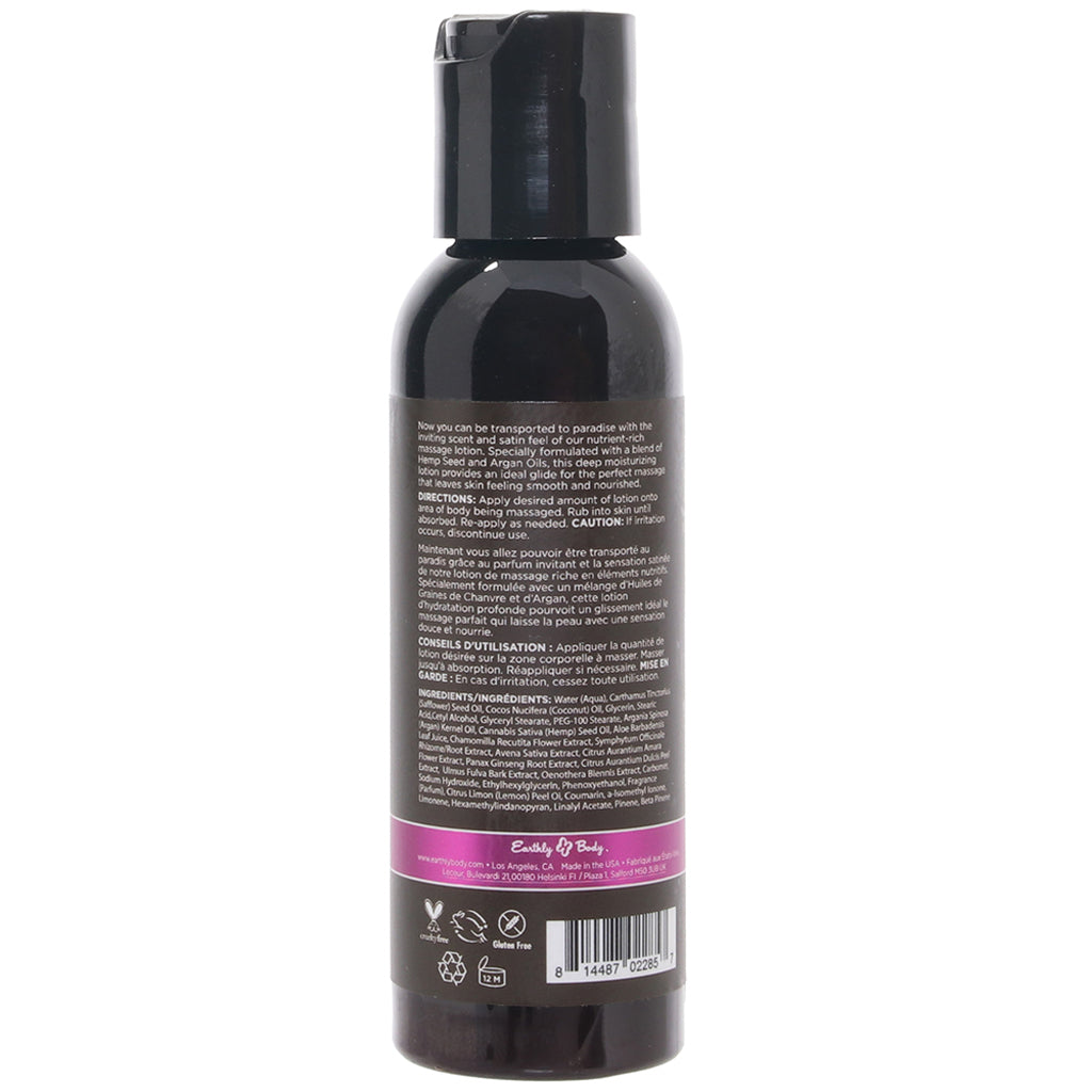 Hemp Seed Massage Lotion 2oz/60ml in Skinny Dip Sensual Love > Massage