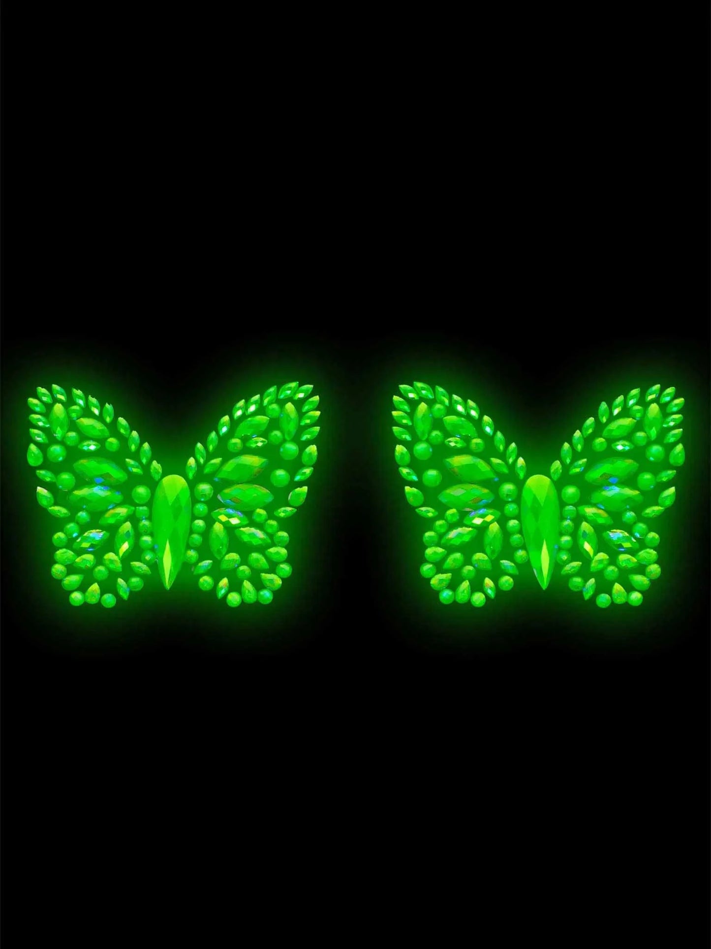 Leg Avenue Chrysalis Sticker Nipple Pasties – Glow in the Dark Pasties