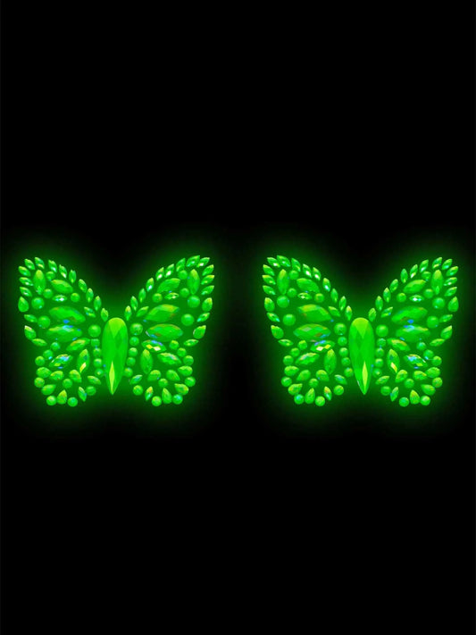 Leg Avenue Chrysalis Sticker Nipple Pasties – Glow in the Dark Pasties > Clothes > Pasties