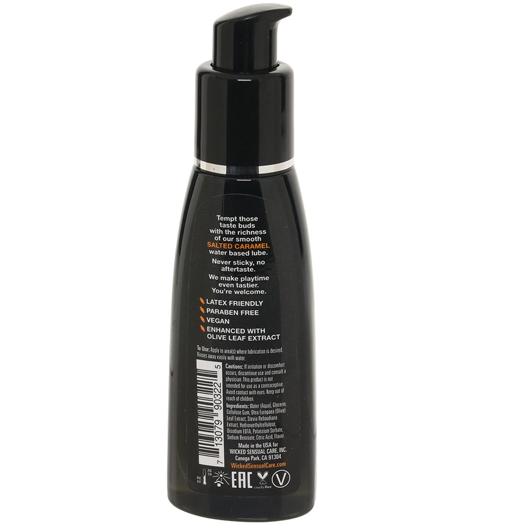 Aqua Flavored Lube 2oz/60ml in Salted Caramel Lubes and Lotions > Flavored Sex Lubes