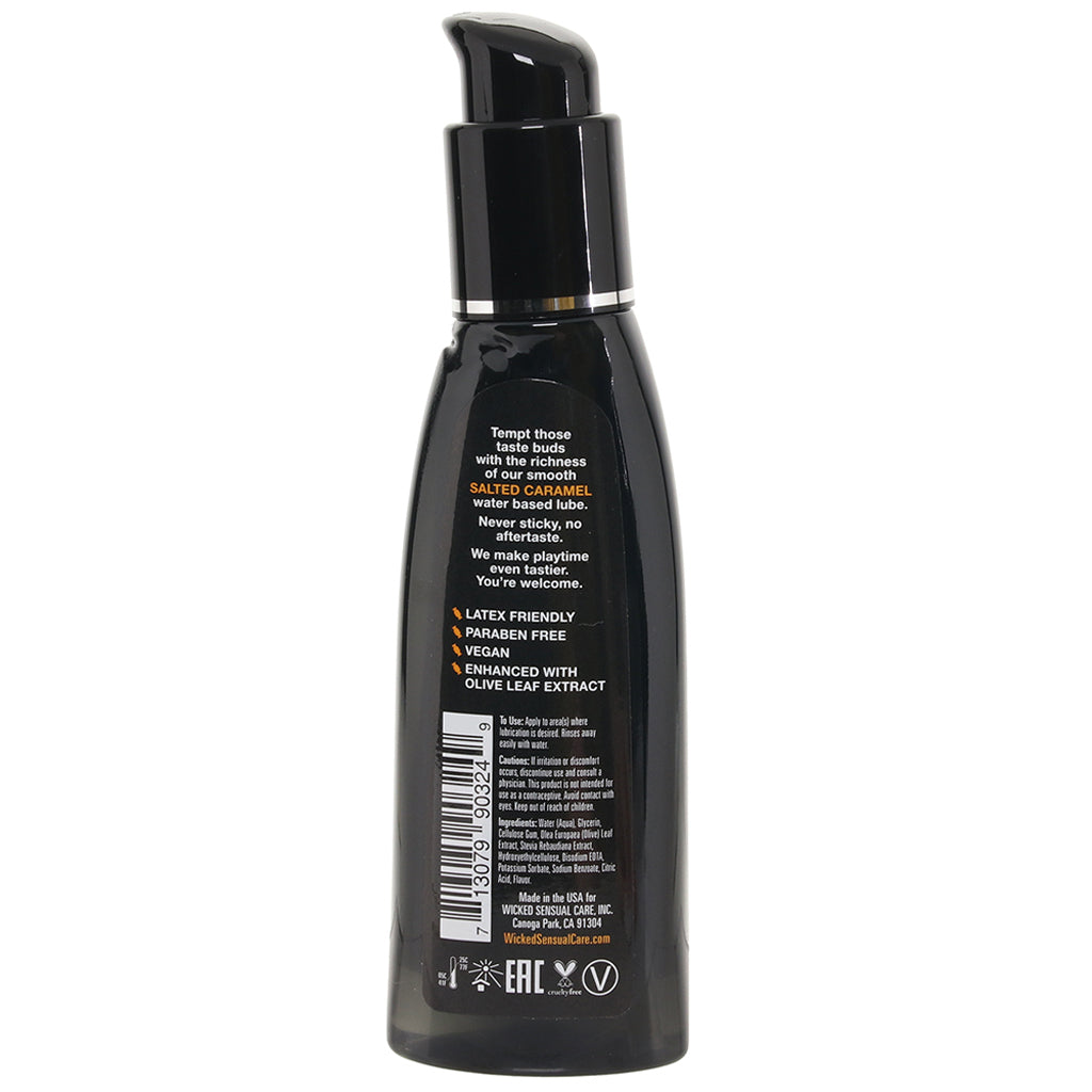 Aqua Flavored Lube 4oz/120ml in Salted Caramel Lubes and Lotions > Flavored Sex Lubes