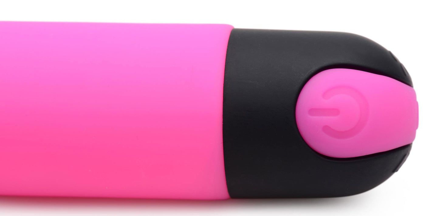 Bang 10X G-Spot Vibrator Pink 8.2 Inch Silicone with 3 Speeds and 7 Vibration Patterns