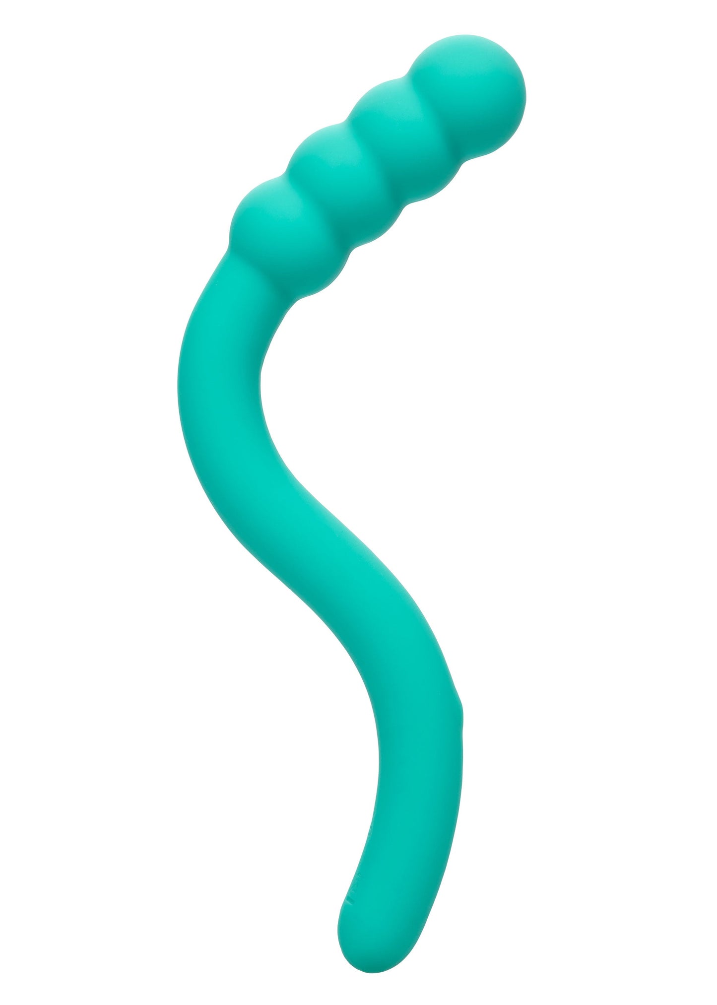 Pretty Little Wands Bubbly Slim Flexible Silicone Massager with 10 Speeds Waterproof Vibrator in Teal