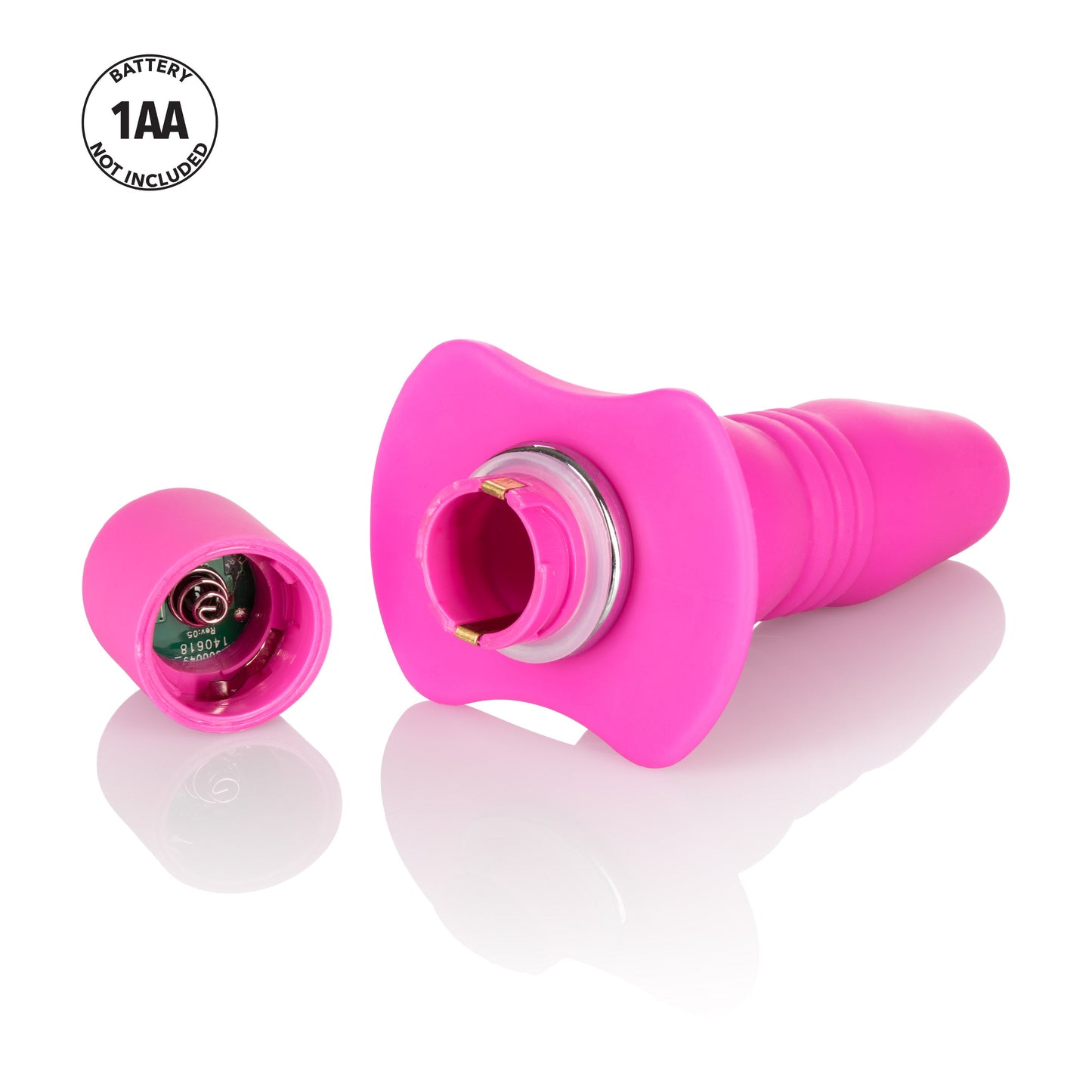 Booty Call Booty Buzz Pink Premium Silicone 3 Inch Vibrating Probe with 10 Pleasure Settings