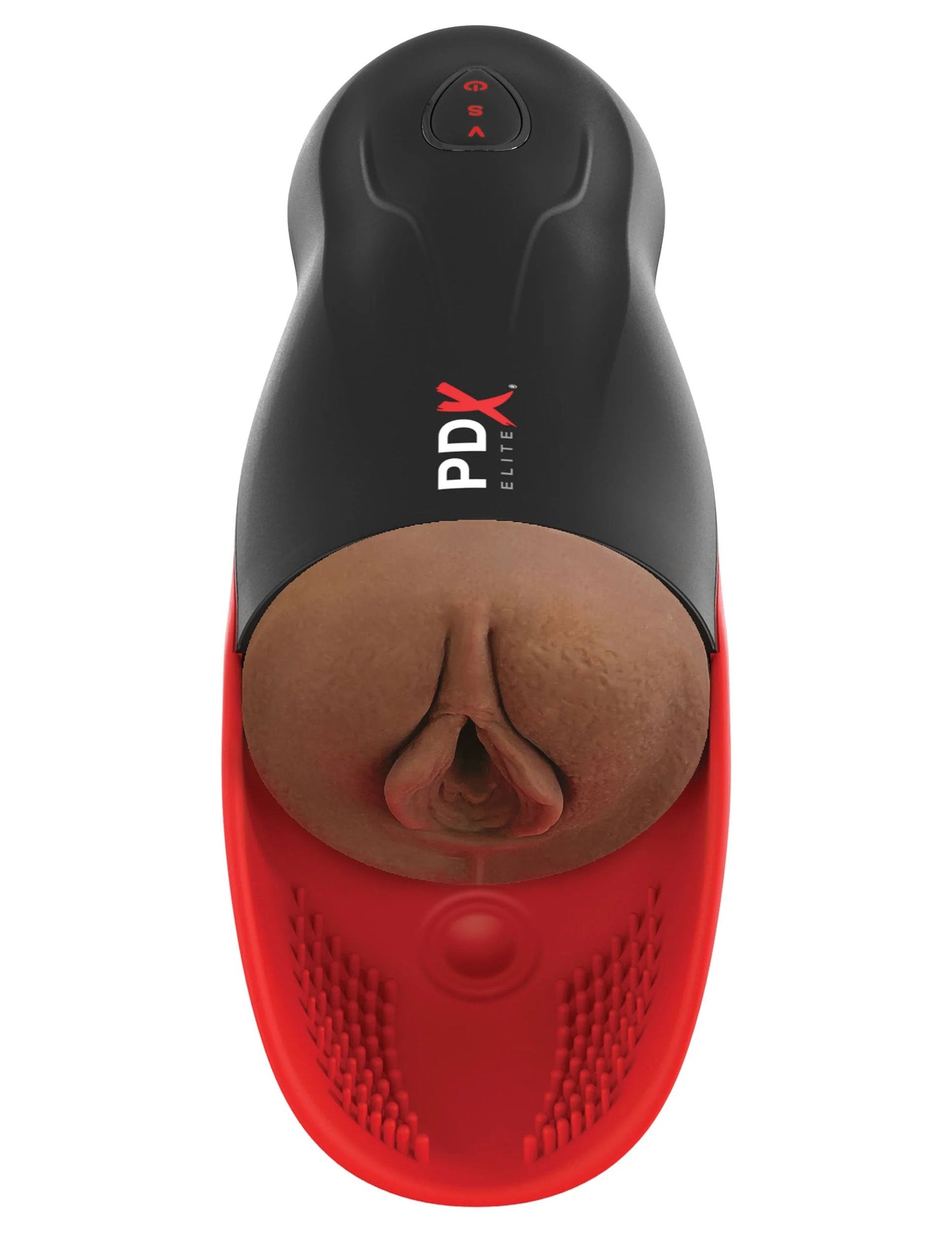 PDX Elite Male Masturbation Stroker With Pulsation Brown
