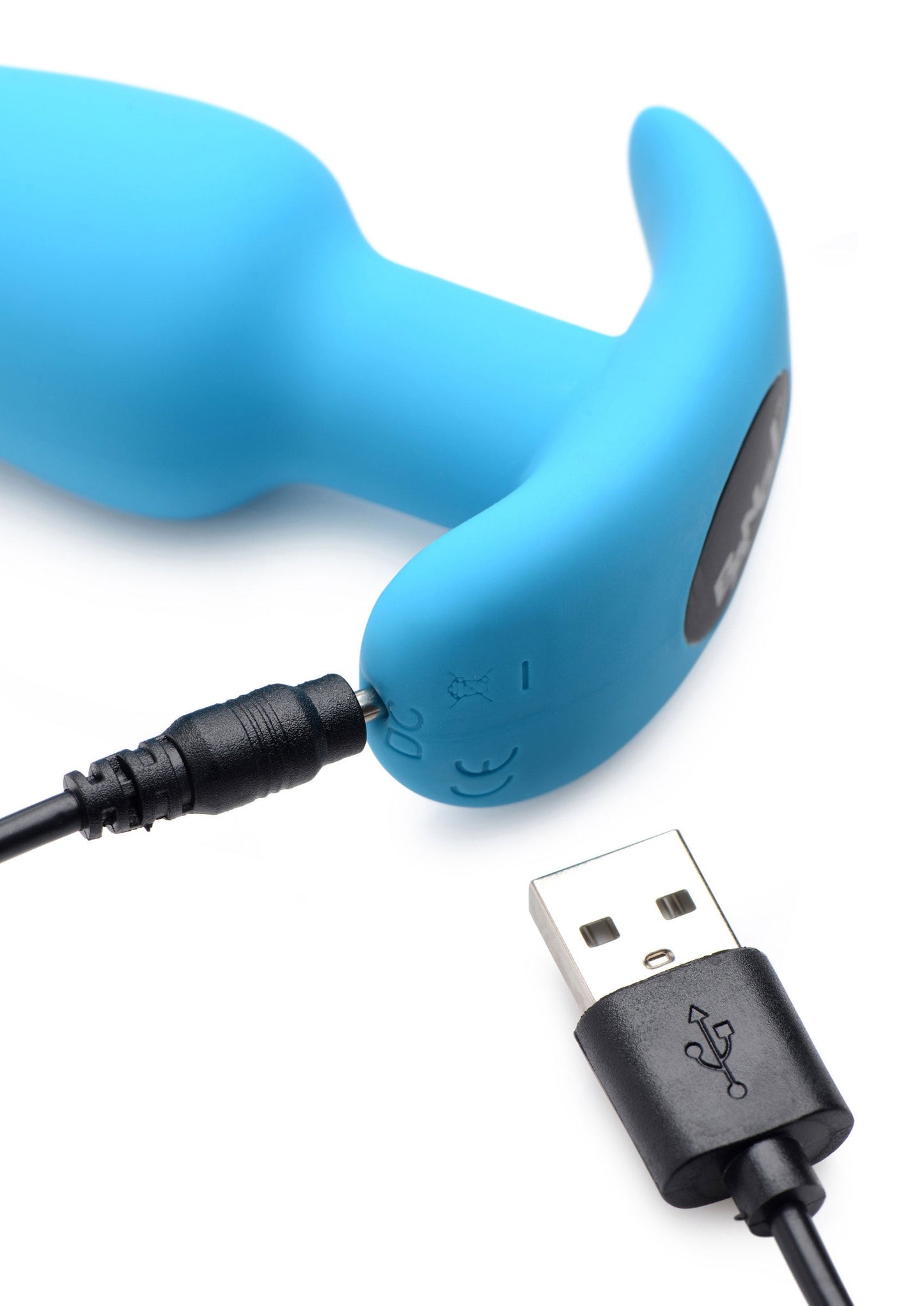 Remote Control Silicone Butt Plug 21X Vibrating Blue