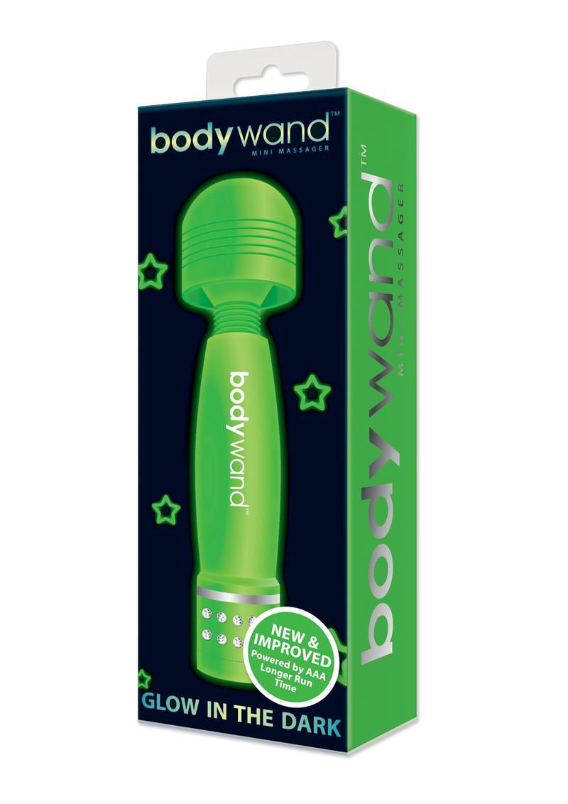 Bodywand Mini Massager Glow in Dark Compact Personal Relaxation Tool