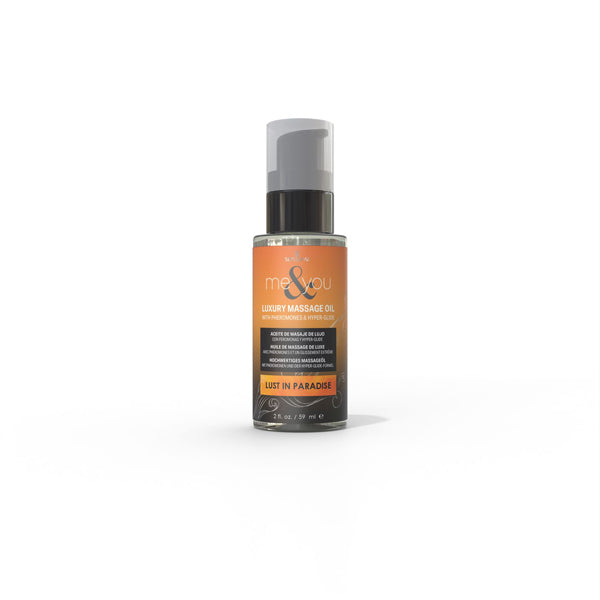 Me and You Pheromone Infused Massage Oil Lust in Paradise 2oz