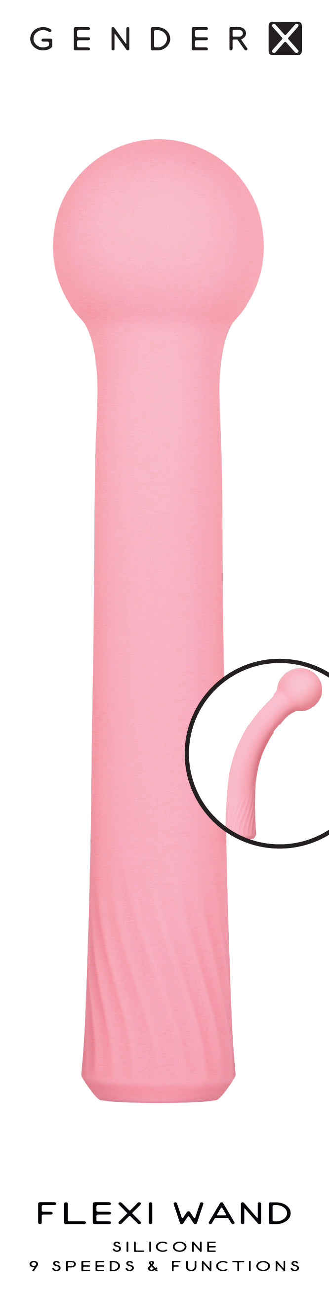 Gender X Flexi Wand – USB Rechargeable 16.6 cm Vibrator