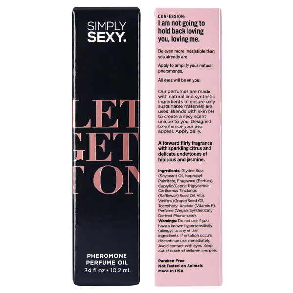 Simply Sexy Let's Get It On – Pheromone Perfume Oil Roll-On 10ml