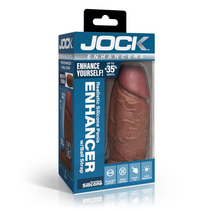 Jock Enhancers 1 Inch Silicone Penis Extension Sleeve Light