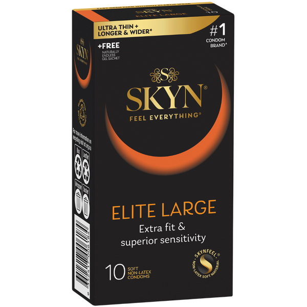 Skyn Elite Large 10 Pack – Natural Fit Condoms