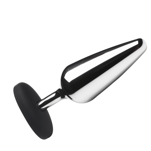 Butt Slut Metal and Silicone Butt Plug – Lightweight Aluminum Alloy Butt Plug