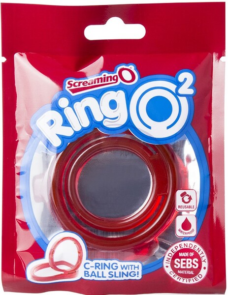 RingO 2 Dual Cock Ring – Penis Ring for Shaft and Testicles Isolation