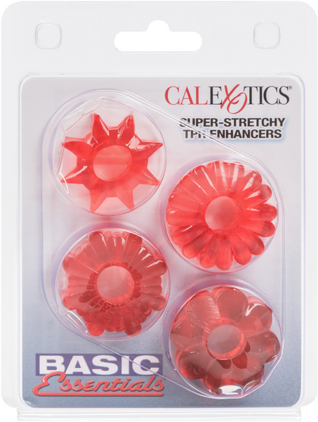 Basic Essentials Super Stretchy TPR Enhancer Sleeves – Set of Four Sleeve Enhancers