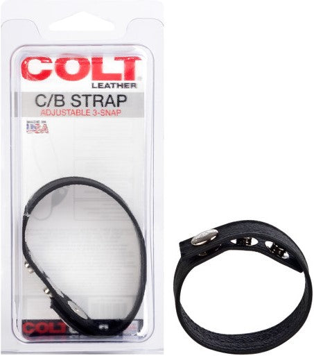 Colt Adjustable 3-Snap Leather Strap – High Quality Leather Strap