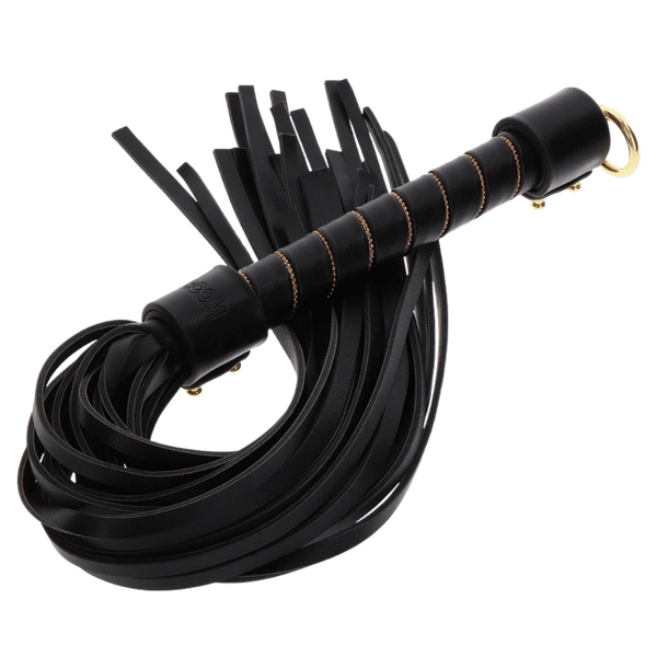 Taboom Studded Whip – Lightweight Vegan PU Leather Bondage Whip