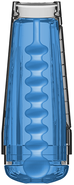 Doc Johnson Optix – Transparent Variable-Pressure Hard Case Masturbator