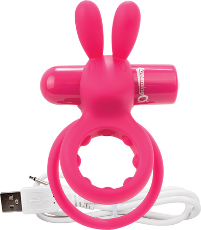 Charged Ohare – Rechargeable Double Cock Ring Rabbit Vibrator