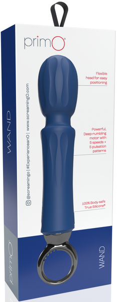 Screaming O PrimO Wand – Rechargeable Portable Wand Vibrator with 10 Vibration Functions