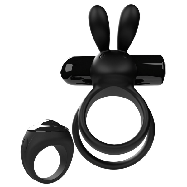 Ohare XL (Black) – Rechargeable Waterproof Remote Control Rabbit Vibrator
