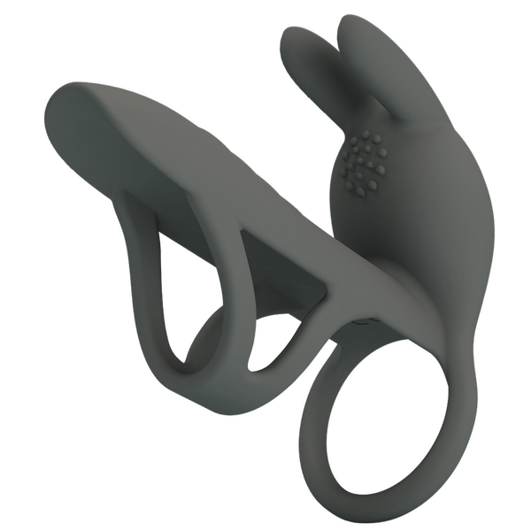 Matty Vibrating Penis Sleeve and Clitoral Stimulator – Silicone Sleeve and Stimulator Set