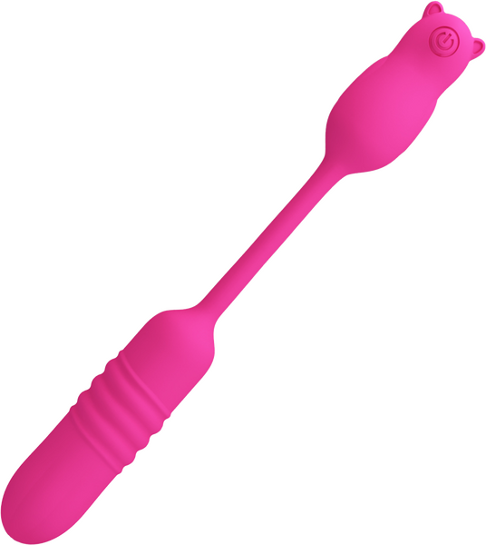 Pretty Love Nobikuma – Rechargeable Silicone Thrusting Bullet Vibrator