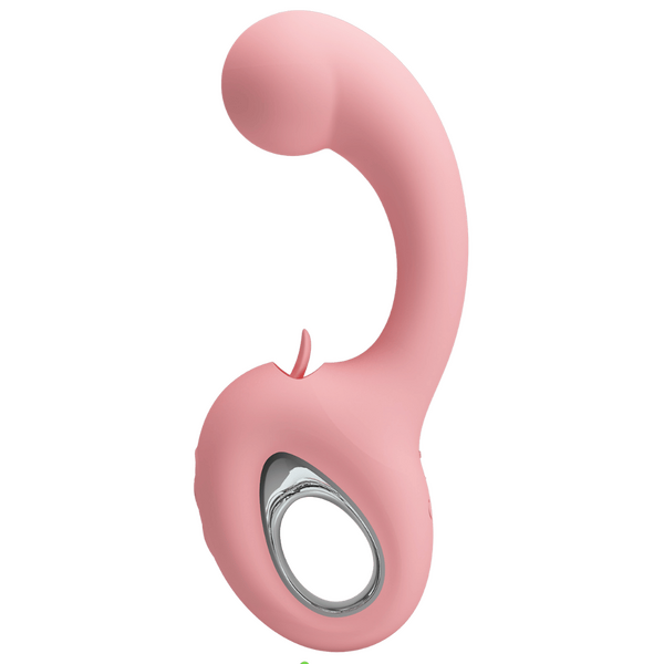 Erynnyes – Medical-Grade Silicone Dual-Stimulation Vibrator With 10 Vibration And 5 Licking Functions