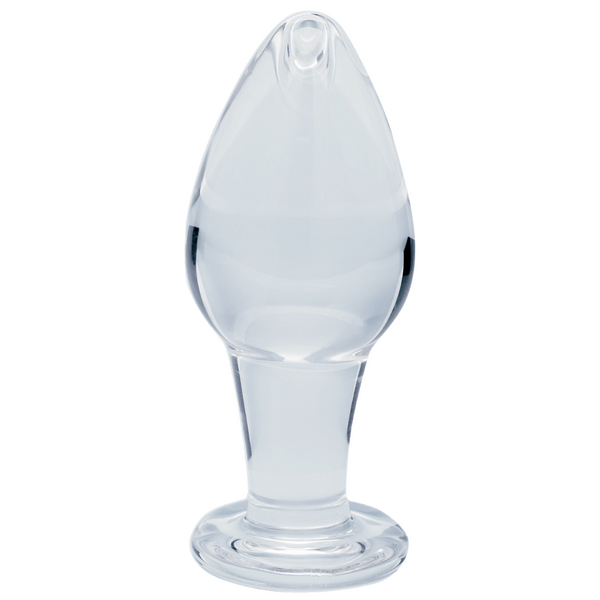 Utopian Bud Glass Butt Plug – Handcrafted 3.5 Inch Borosilicate Glass Plug