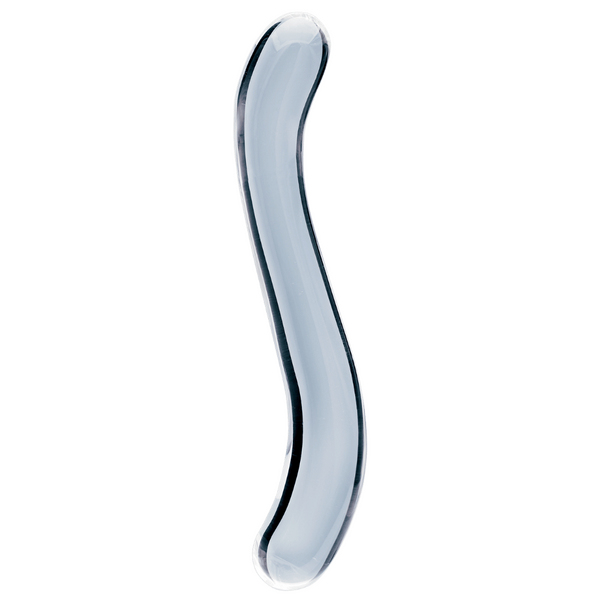 Celestial Curve – 7.1 Inch Handblown Borosilicate Glass Double-Ended Dildo