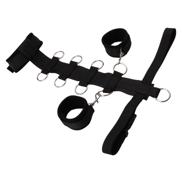 Be My Slave Set – Adjustable Straps with Cuffs and Restraint Strap Bondage Set