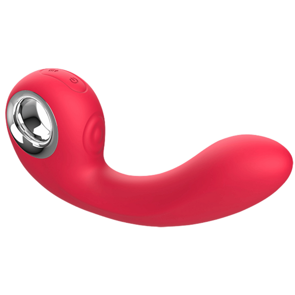 Sharpy – Waterproof Silicone Vibrator with 10 Vibration and Tapping Patterns 17.8cm