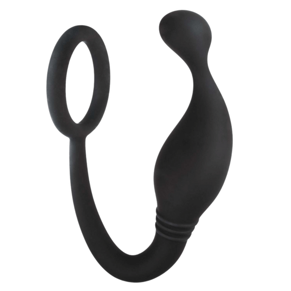 Prostate Plug with Love Ring – Flexible 5 Inch Hygienic Silicone Prostate Plug