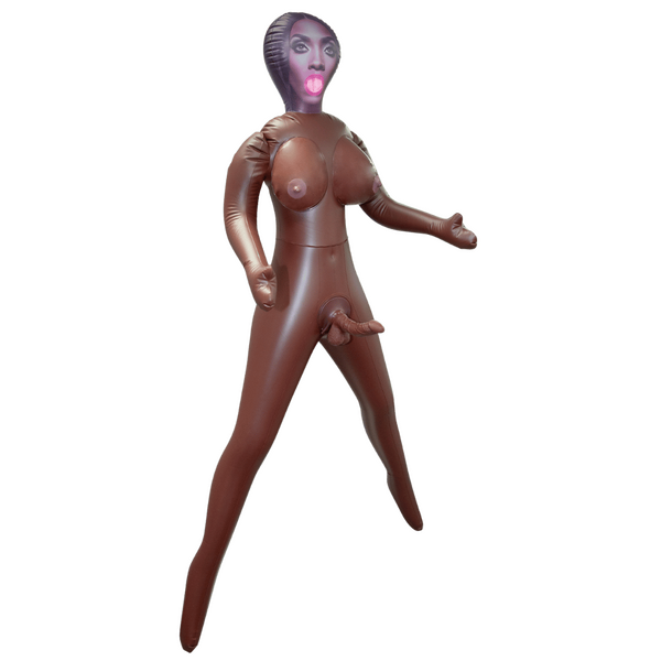 Eager Bae Transsexual Love Doll – 150cm Realistic Doll with 2 Love Holes and 5.5 Inch Dildo