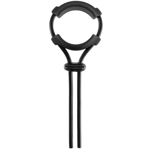 Adjustable Cock Ring – Hygienic Silicone 5.1 Inch Total Length Cock Ring