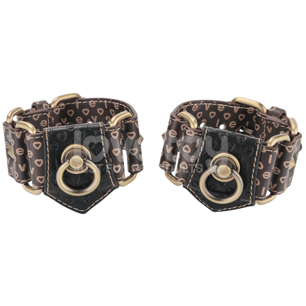 Rebellion Reign Thigh Cuffs Set – Adjustable PU BDSM Restraint Cuffs