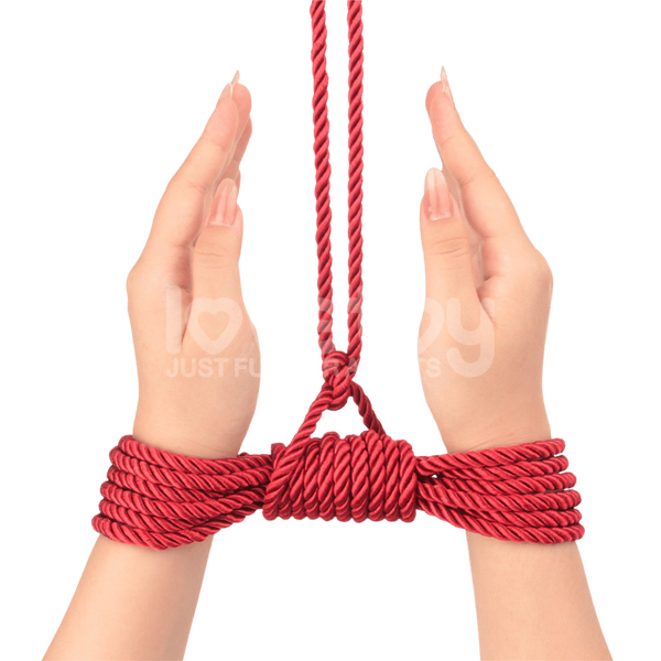 Rebellion Reign Ebony Silky Bondage Rope 10 Meter