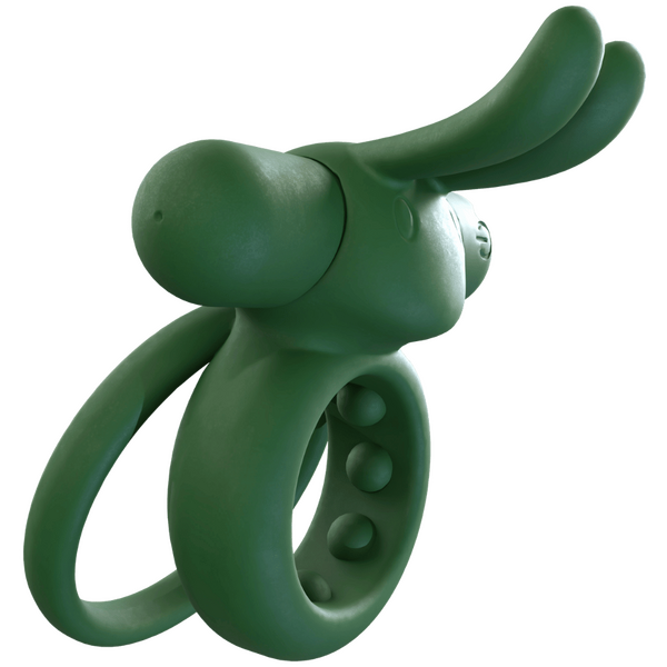 Ohare (Black | Blue | Green) – Rechargeable Silicone Rabbit Vibrating Cock Ring